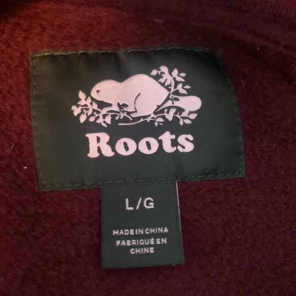 Maroon Roots hoodie. size Large. - Picture 2 of 2